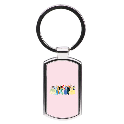 Disney Princesses Cast Luxury Keyring