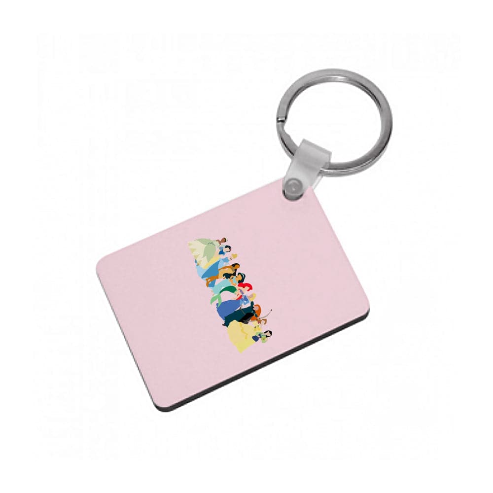 Disney Princesses Cast Keyring