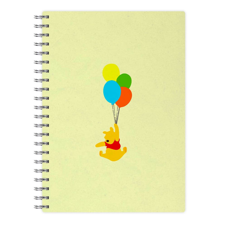 Pooh On Balloons - Disney Notebook