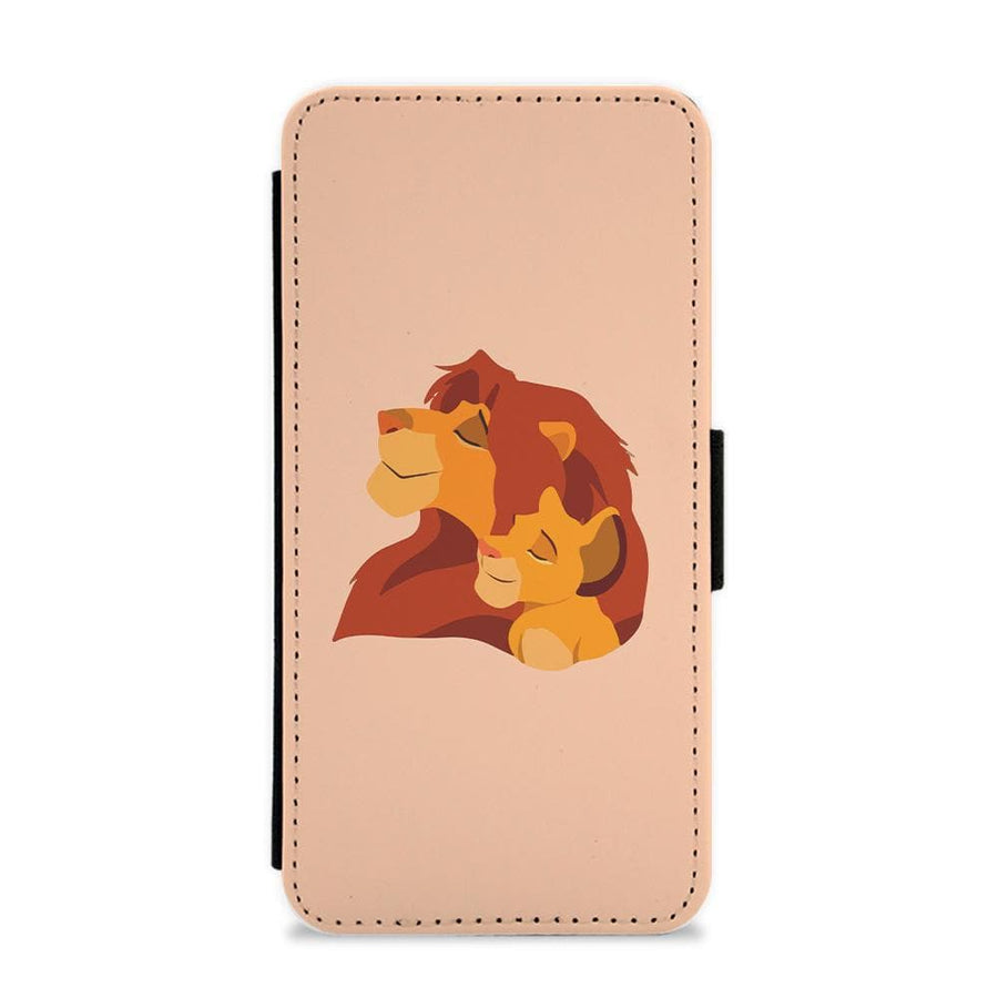Lion King And Cub - Disney Flip / Wallet Phone Case