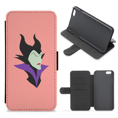 Maleficent - Disney Flip / Wallet Phone Case