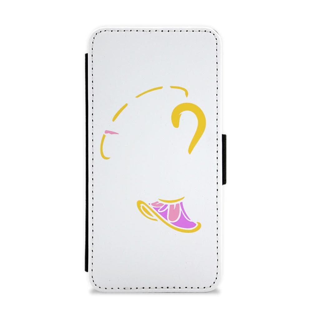 Faceless Chip Teacup - Disney Flip / Wallet Phone Case