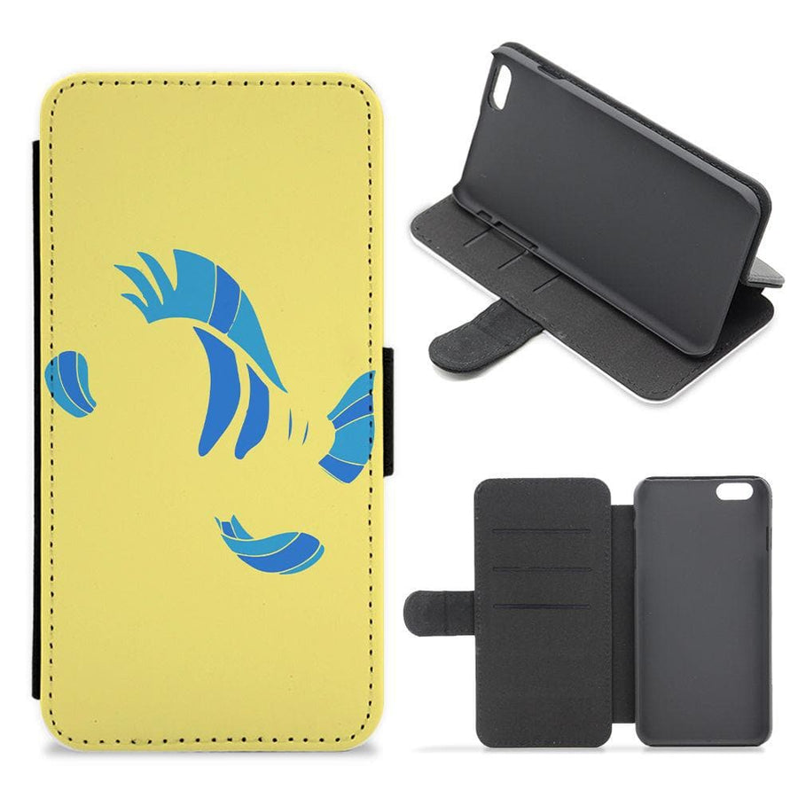 Faceless Flounder - Disney Flip / Wallet Phone Case