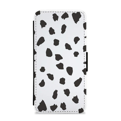 Dalmatian - Dog Pattern Flip / Wallet Phone Case