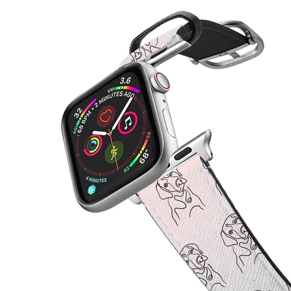 Labrador Outline - Dog Pattern Apple Watch Strap