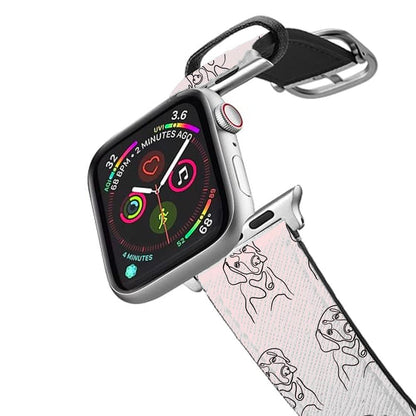 Labrador Outline - Dog Pattern Apple Watch Strap