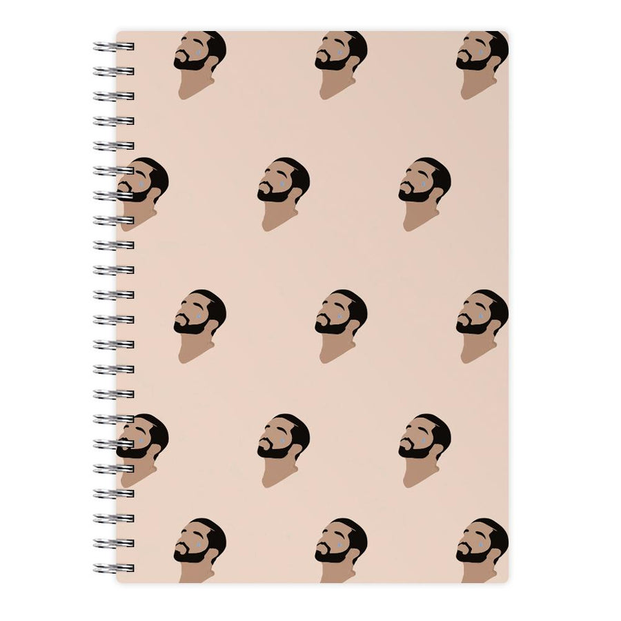 Drake Face Pattern Notebook