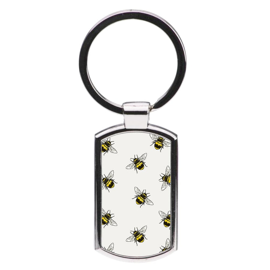 Bumblebee Pattern  Luxury Keyring