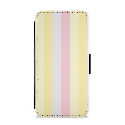 Pastel Stripes  Flip / Wallet Phone Case