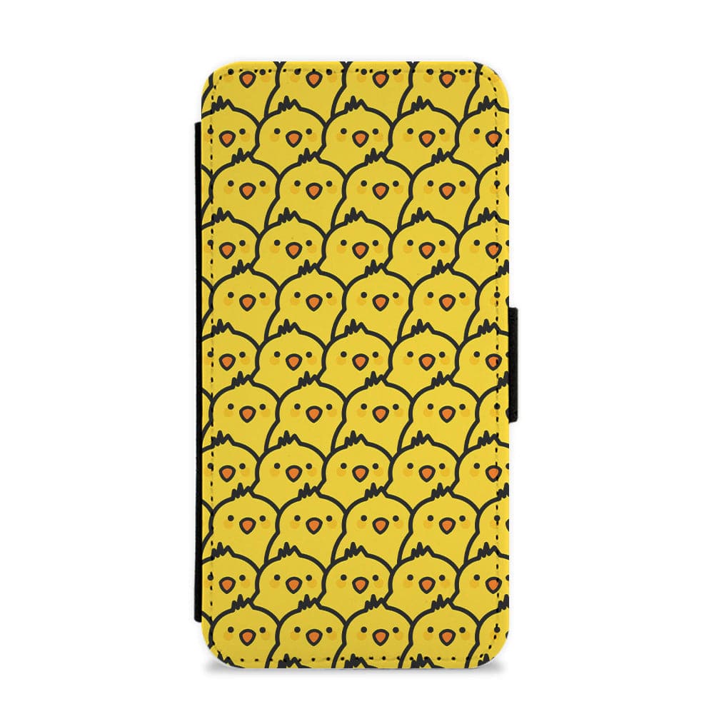 Chick Pattern Flip / Wallet Phone Case