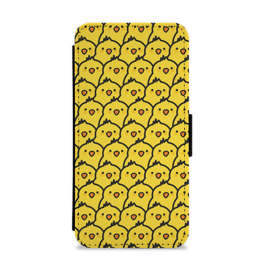 Chick Pattern Flip / Wallet Phone Case