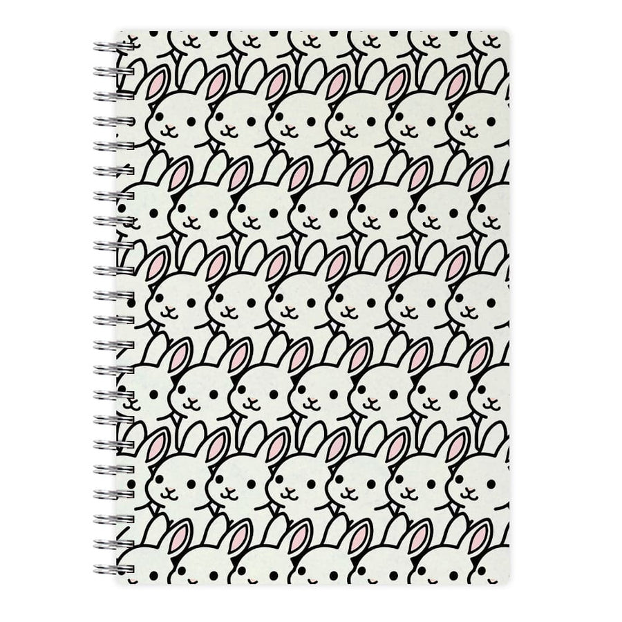 Bunny Rabbit Pattern Notebook
