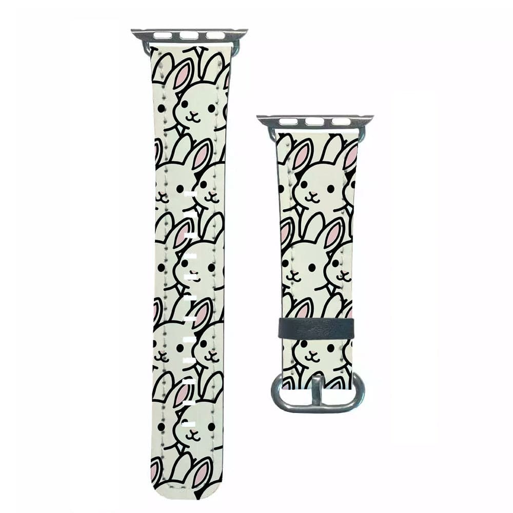 Bunny Rabbit Pattern Apple Watch Strap