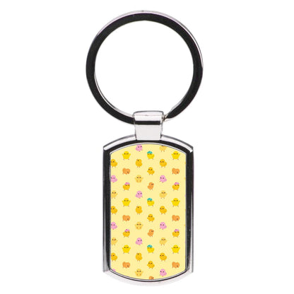 Cute Chick Pattern Luxury Keyring