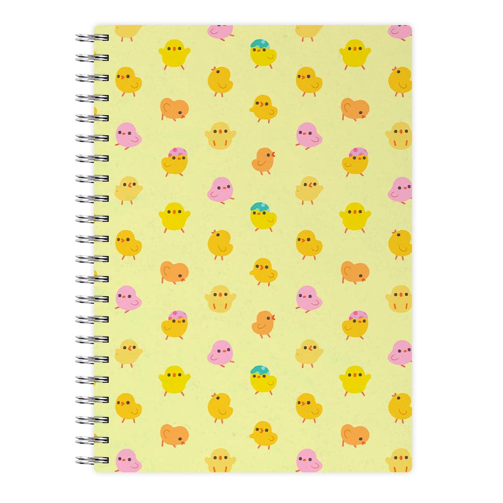 Cute Chick Pattern Notebook