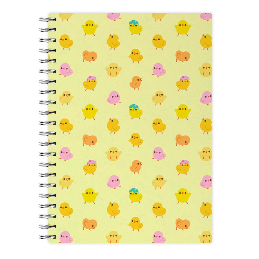 Cute Chick Pattern Notebook