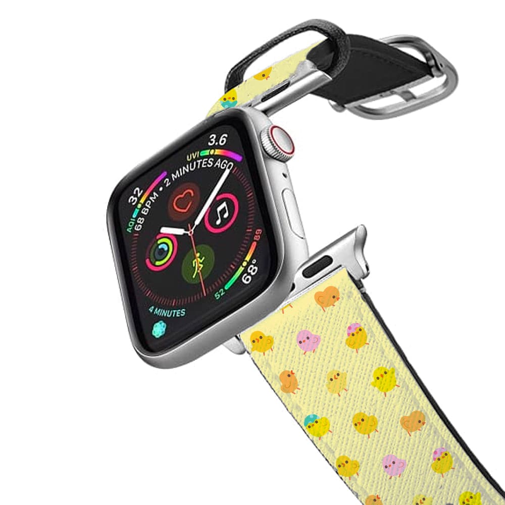 Cute Chick Pattern Apple Watch Strap