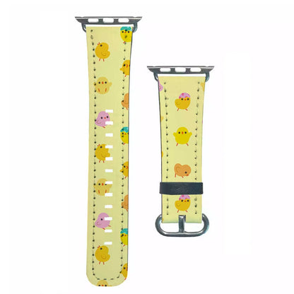 Cute Chick Pattern Apple Watch Strap