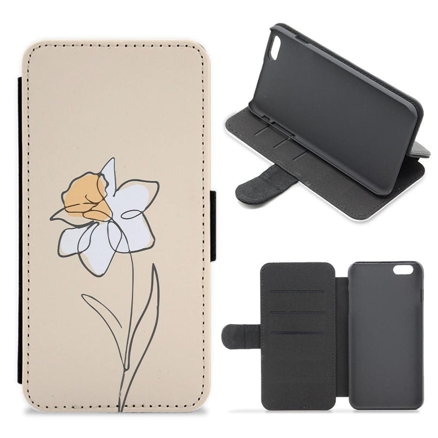 Spring Daffodil Flip / Wallet Phone Case