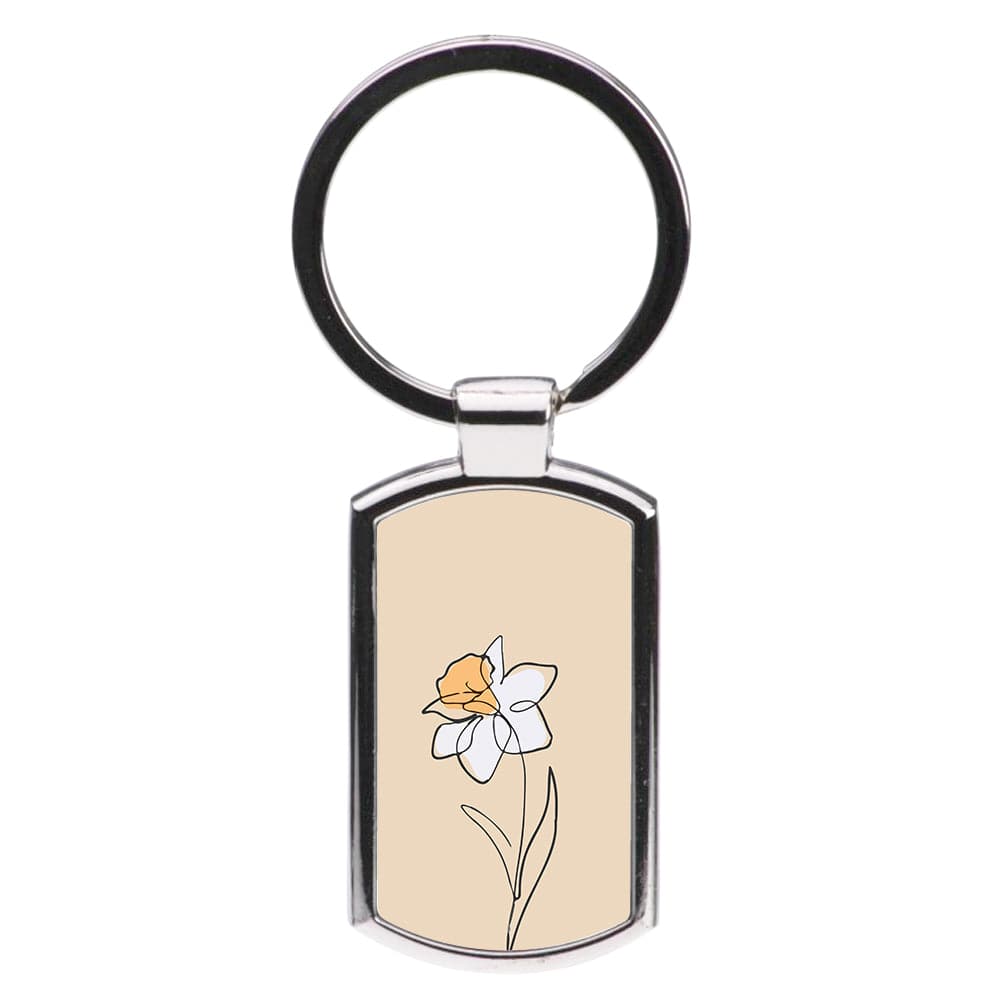 Spring Daffodil Luxury Keyring