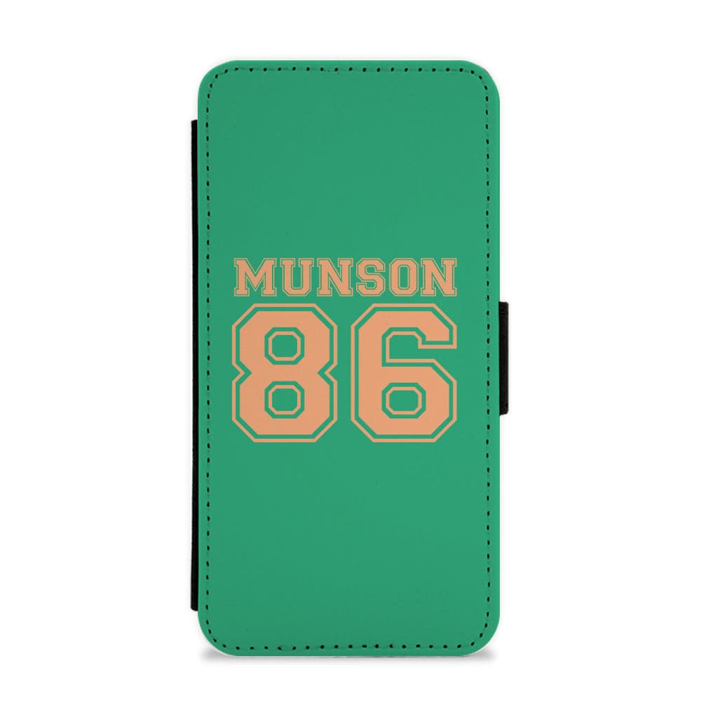 Eddie Munson 86 - Green Flip / Wallet Phone Case