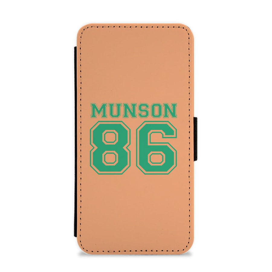 Eddie Munson 86 - Orange Flip / Wallet Phone Case