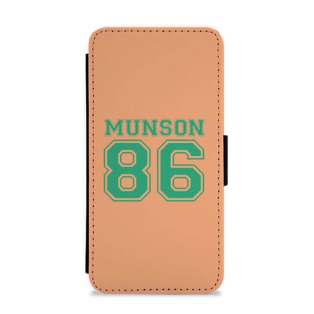 Eddie Munson 86 - Orange Flip / Wallet Phone Case
