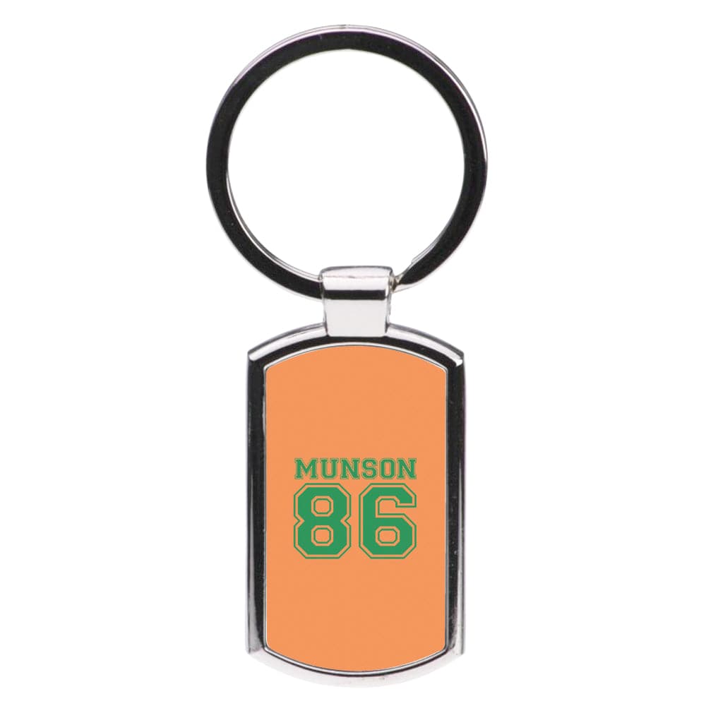 Eddie Munson 86 - Orange Luxury Keyring