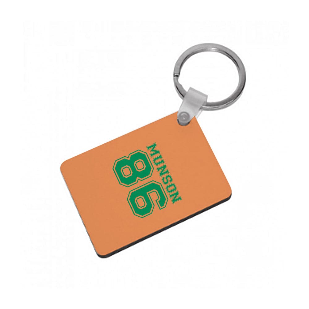 Eddie Munson 86 - Orange Keyring