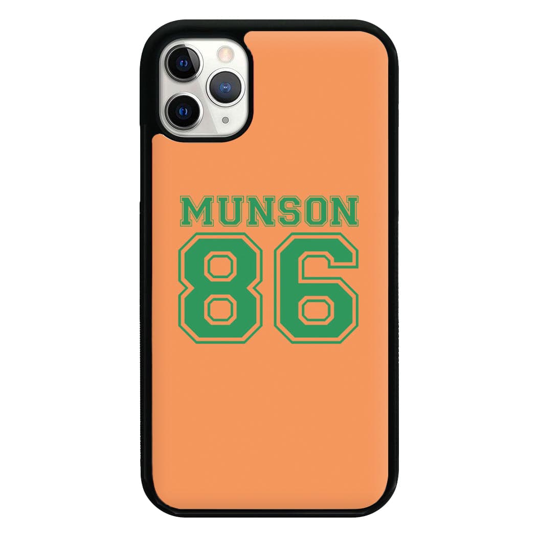 Eddie Munson 86 - Orange Phone Case