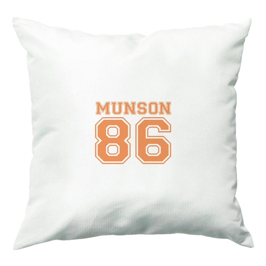 Eddie Munson 86 - Orange Cushion
