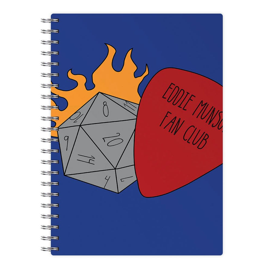 Eddie Munson Fan Club - Stranger Things  Notebook