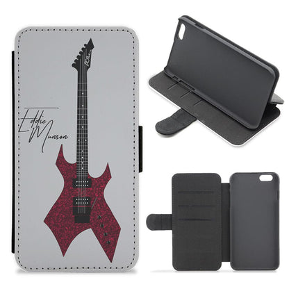 Eddie Munson Guitar Flip / Wallet Phone Case