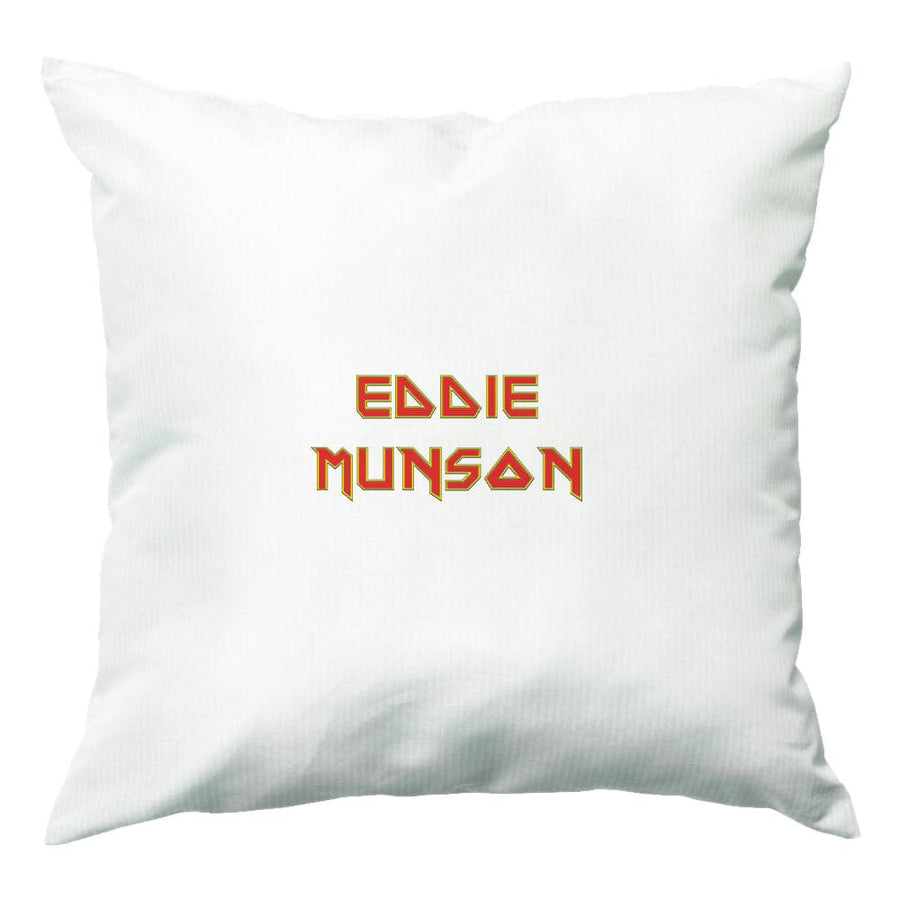 Eddie Munson Text - Stranger Things Cushion