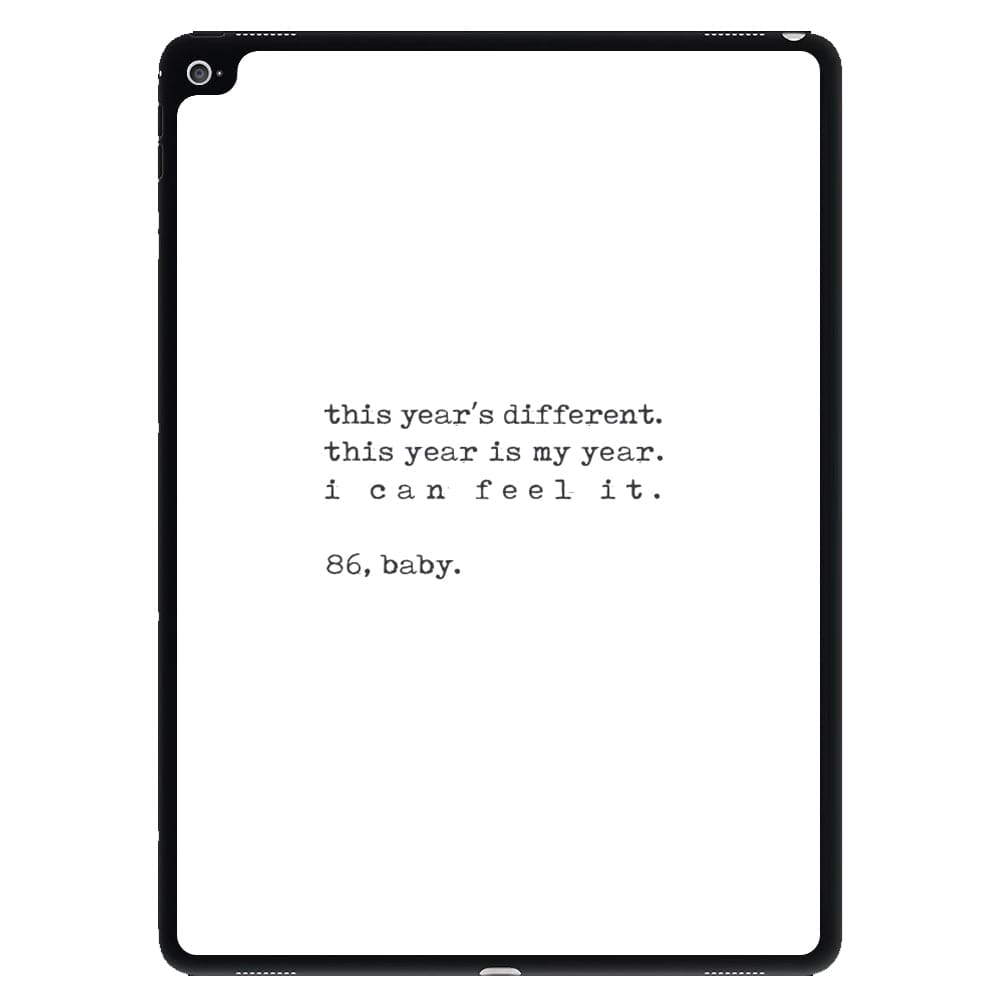 This Year's Different - Eddie Munson Stranger Things iPad Case