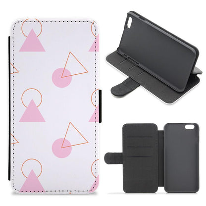 Triangle Pattern - Eighties Flip / Wallet Phone Case