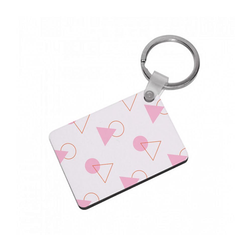 Triangle Pattern - Eighties Keyring