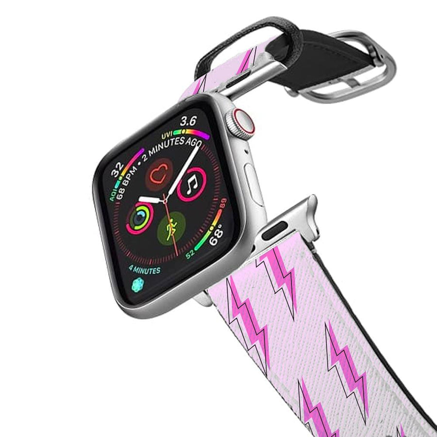 Pink Lightning - Eighties Apple Watch Strap