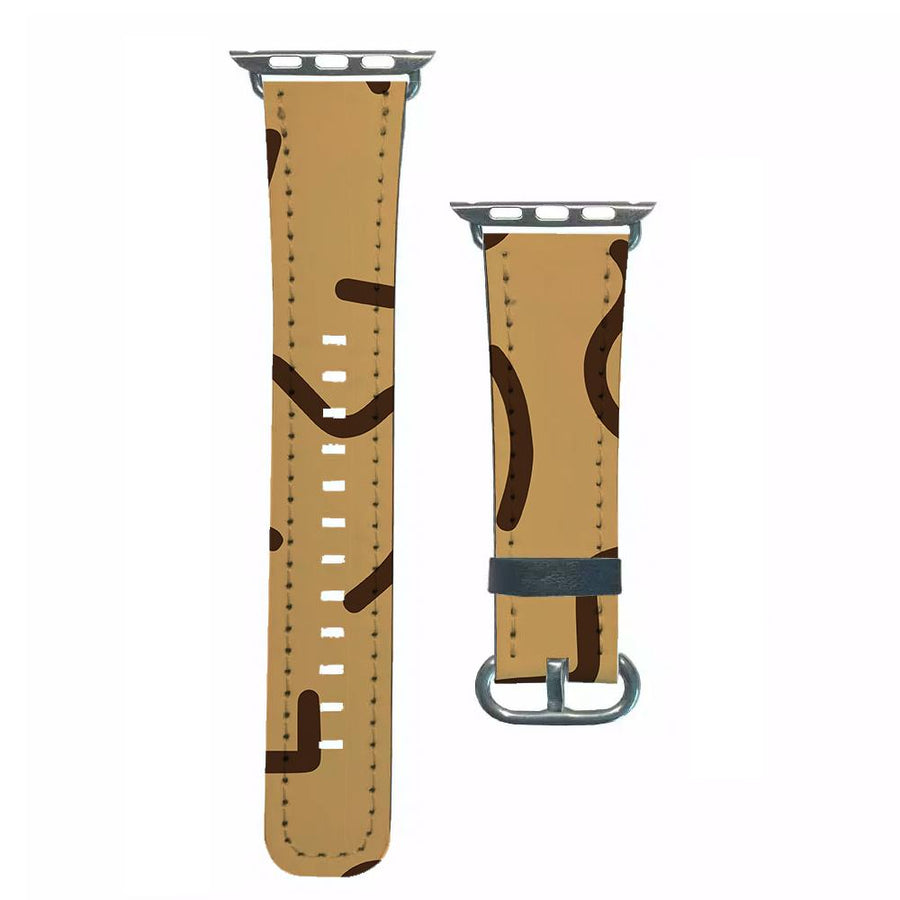 Nude Abstract Pattern - Eighties Apple Watch Strap