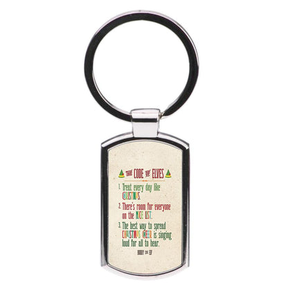 The Elf Code - Buddy The Elf Luxury Keyring