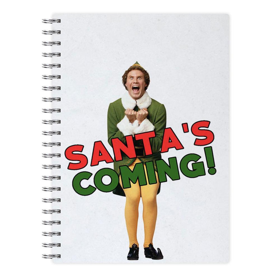 Buddy The Eld - Santa's Coming! Notebook - Fun Cases