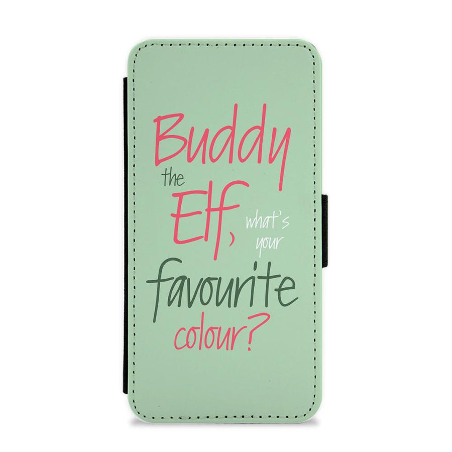 What's Your Favourite Colour - Elf Flip / Wallet Phone Case