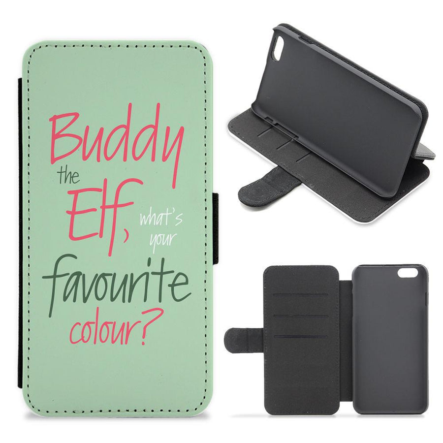 What's Your Favourite Colour - Elf Flip / Wallet Phone Case