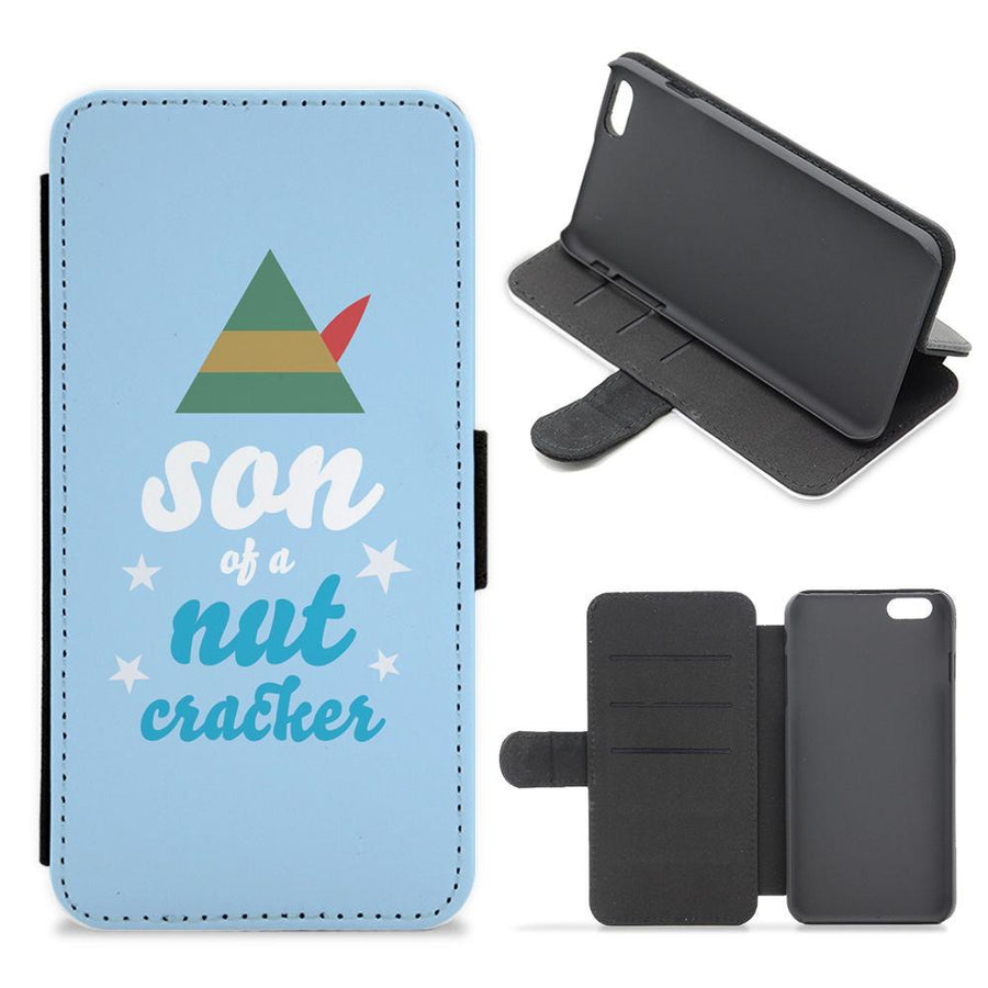 Son Of A Nut Cracker - Elf Flip / Wallet Phone Case