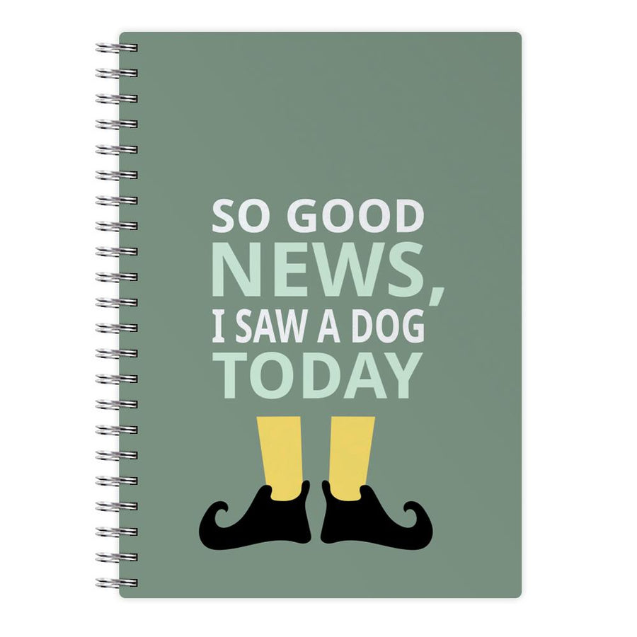 I Saw A Dog Today - Elf Notebook