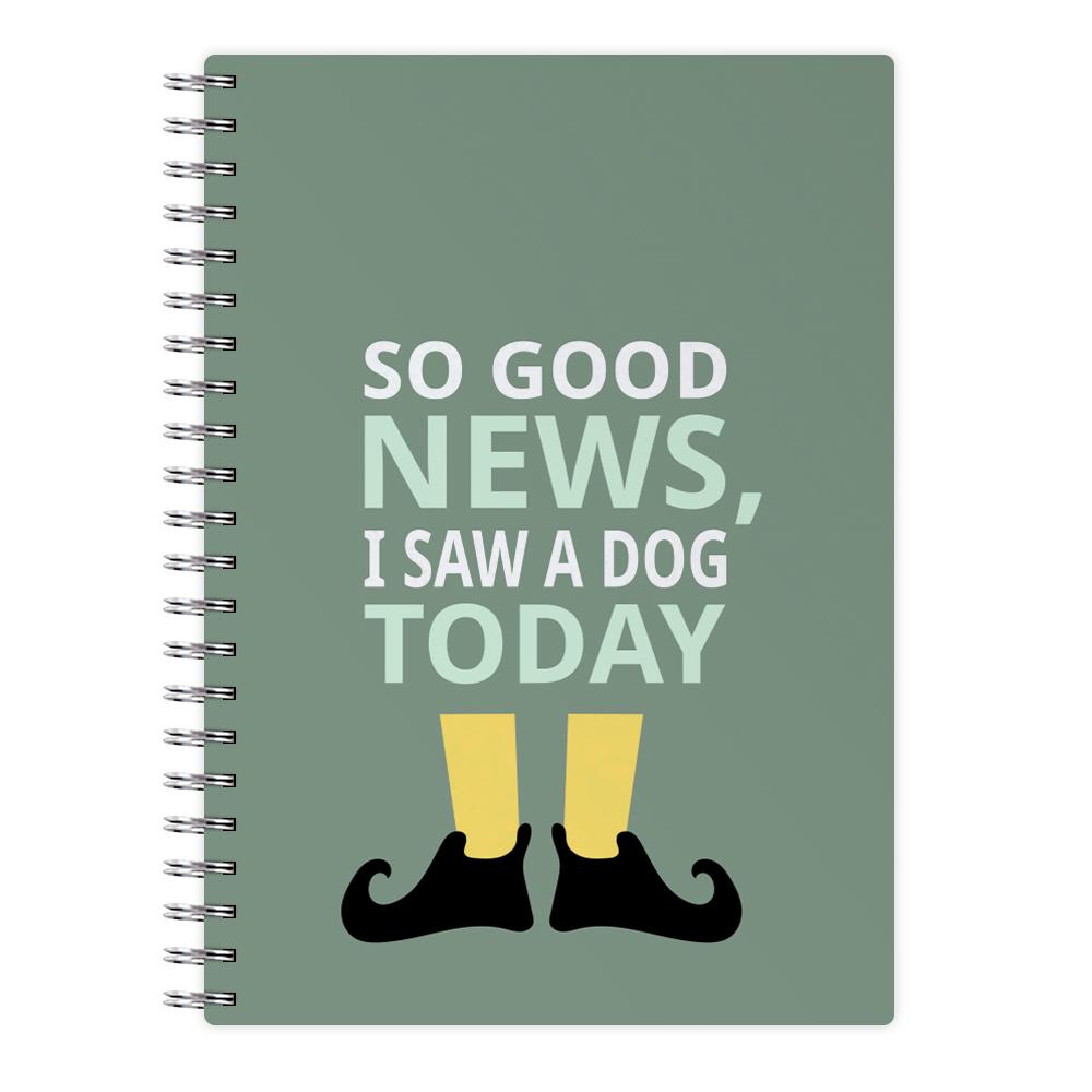 I Saw A Dog Today - Elf Notebook