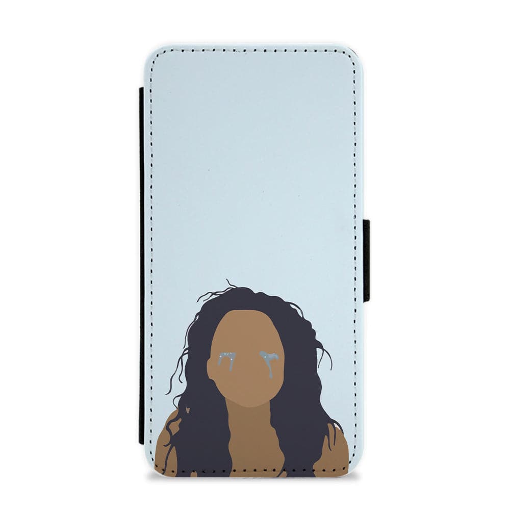 Crying Glitter Rue - Euphoria Flip / Wallet Phone Case