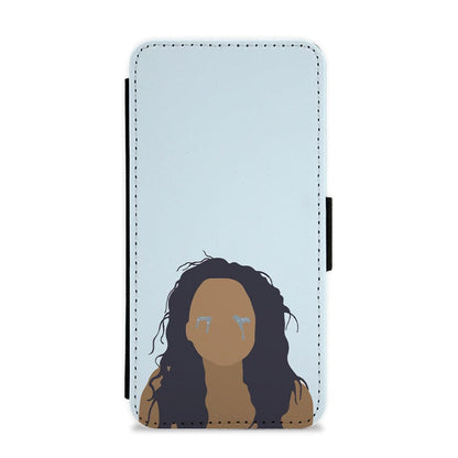 Crying Glitter Rue - Euphoria Flip / Wallet Phone Case