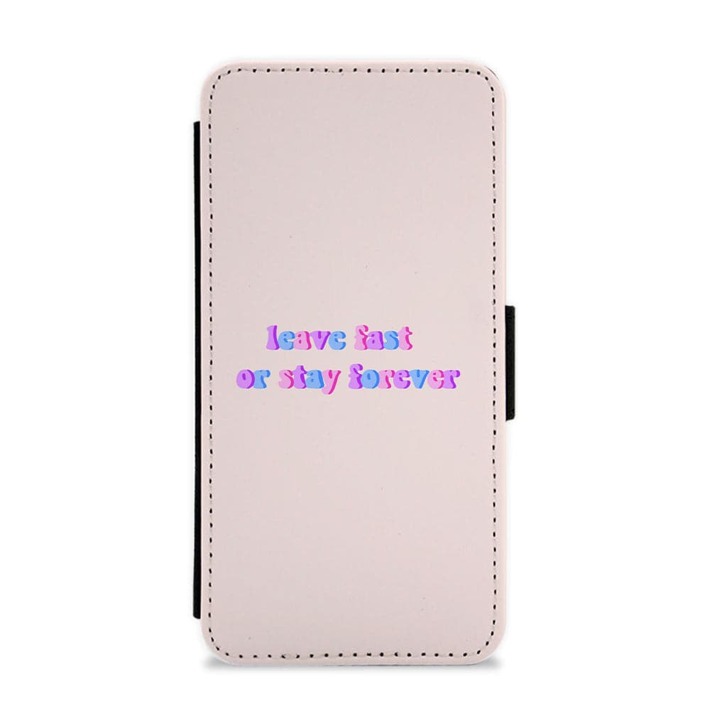 Leave Fast Or Stay Forever - Sam Fender Flip / Wallet Phone Case