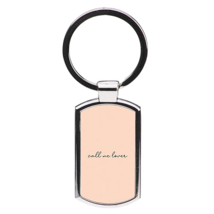 Call Me Lover - Sam Fender Luxury Keyring